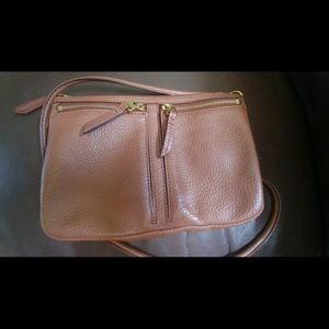 Fossil brown leather bag